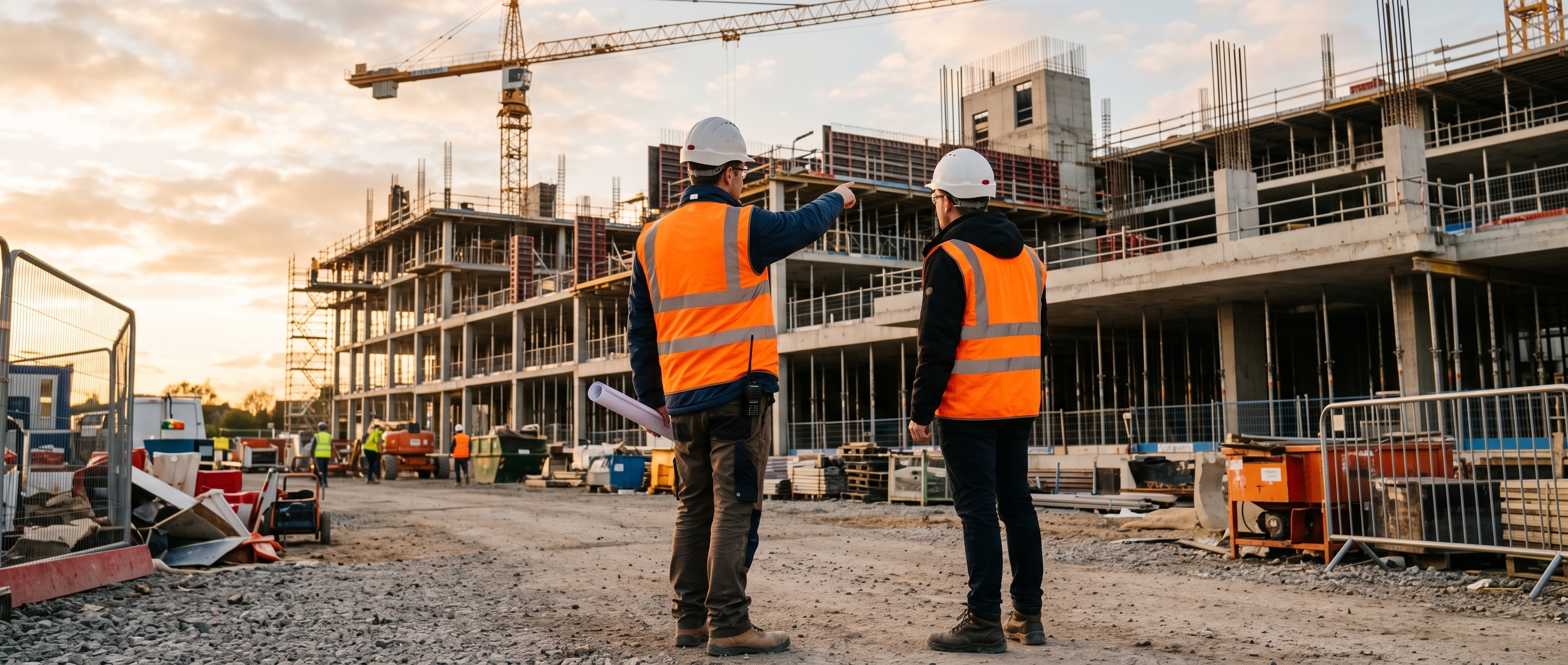 Deux responsables de chantier Bâti Dijonnais